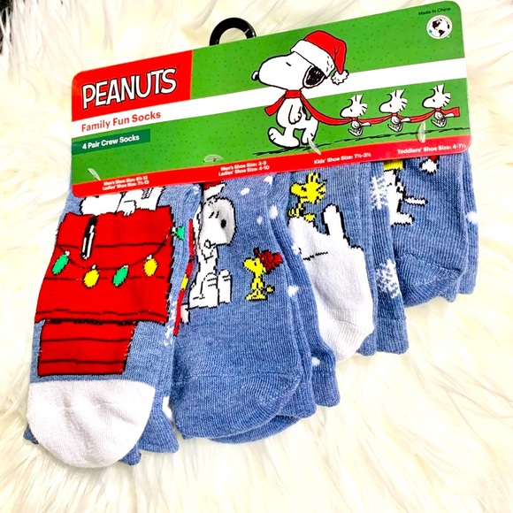 Peanuts Other Peanuts Snoopy Christmas Socks Poshmark